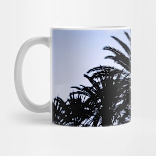 Palm Trees in Sunset Mug